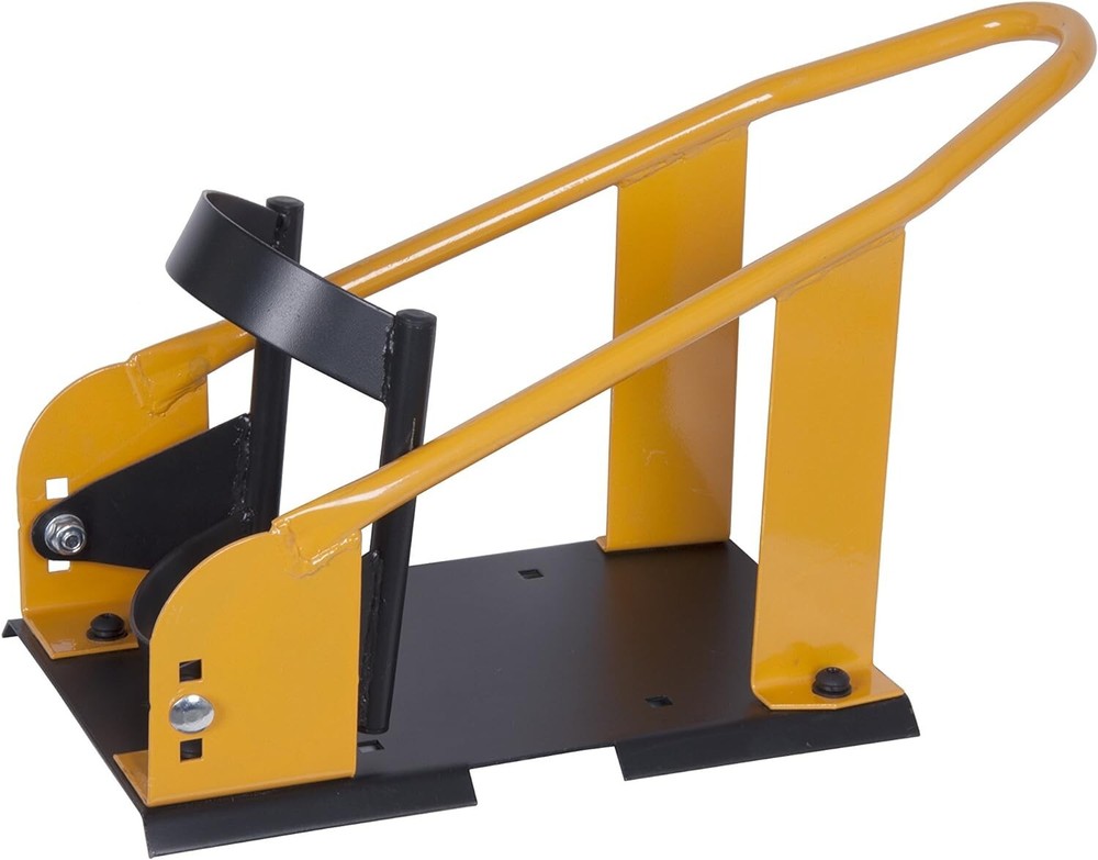 Solo Strap-Down Wheel Chock for Standard Motorcycles - Secure Transport Solution