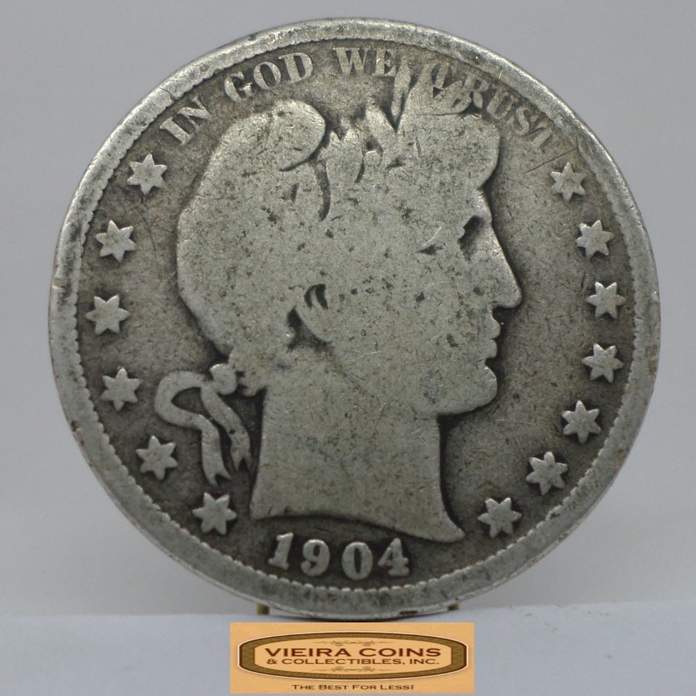 1904 Barber Silver Half Dollar - #C55759NQ