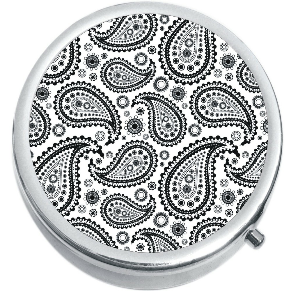 Teardrop Pattern Medicine Vitamin Compact Pill Box