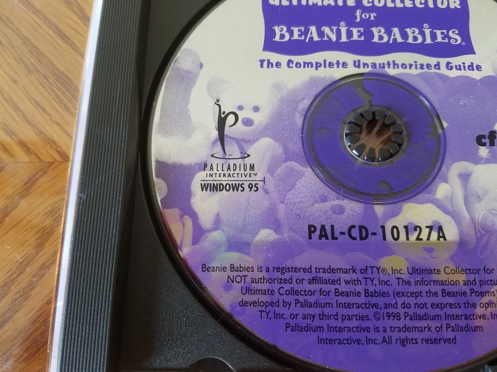 Ultimate Collector for Beanie Babies Unauthorized Guide 1998 Pc Software