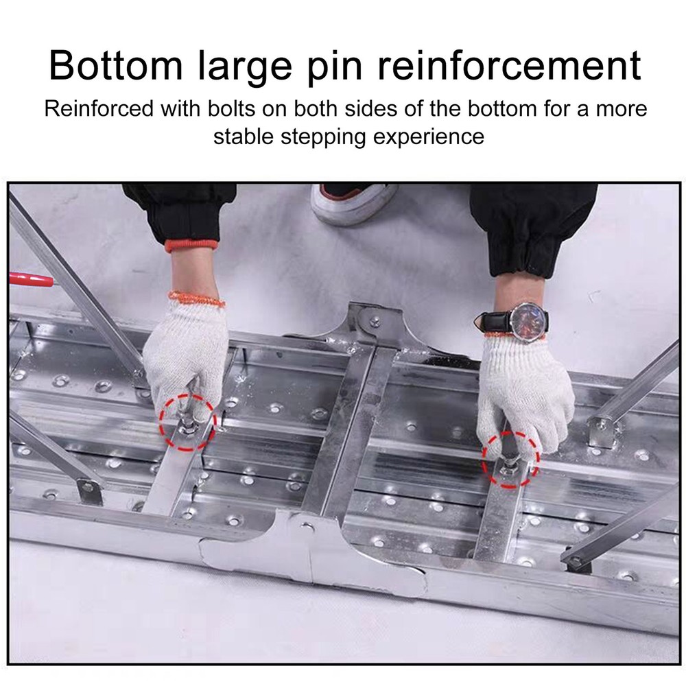 Folding Scaffolding Portable Work Platforms Step Ladder Height Adjustable