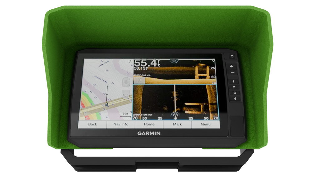 Garmin Echomap UHD2 93SV Visor by Sonar Shield