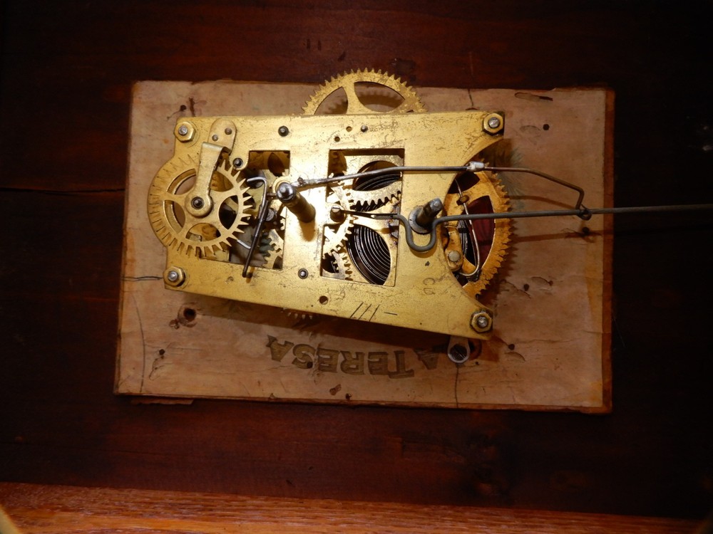 ANTIQUE OAK REGULATOR WALL CLOCK