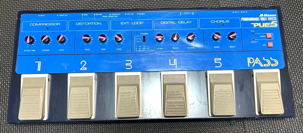 MAXON PUE5 Guitar Programmable Multi Effects Pedal