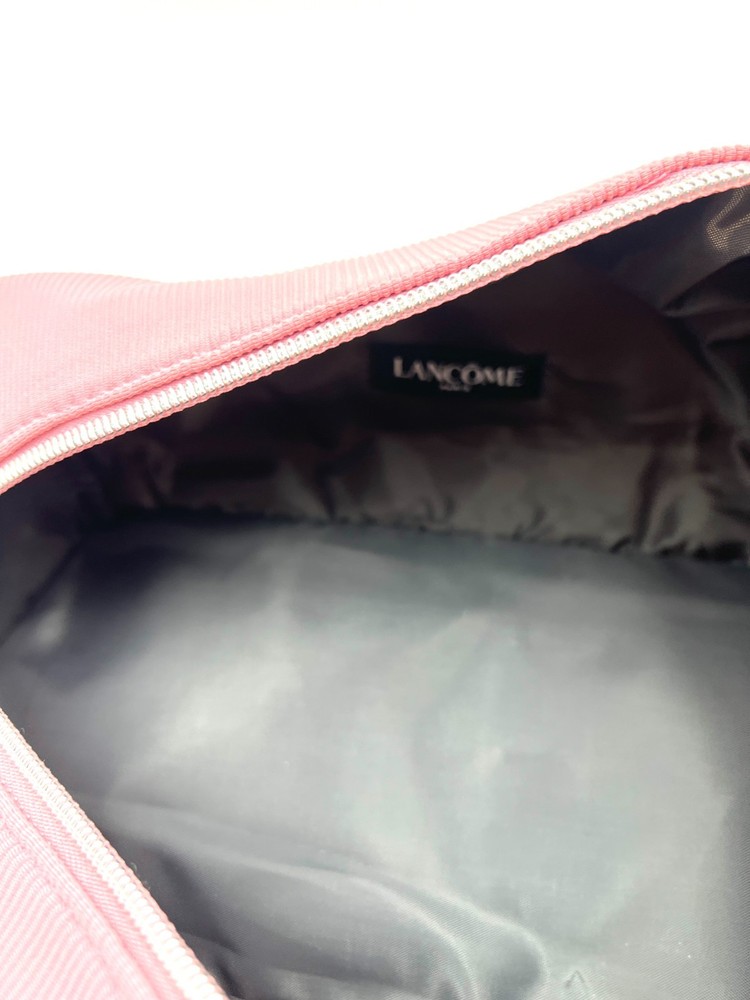 Lancome Double layer Compartment Makeup Bag ~ Rose Pink