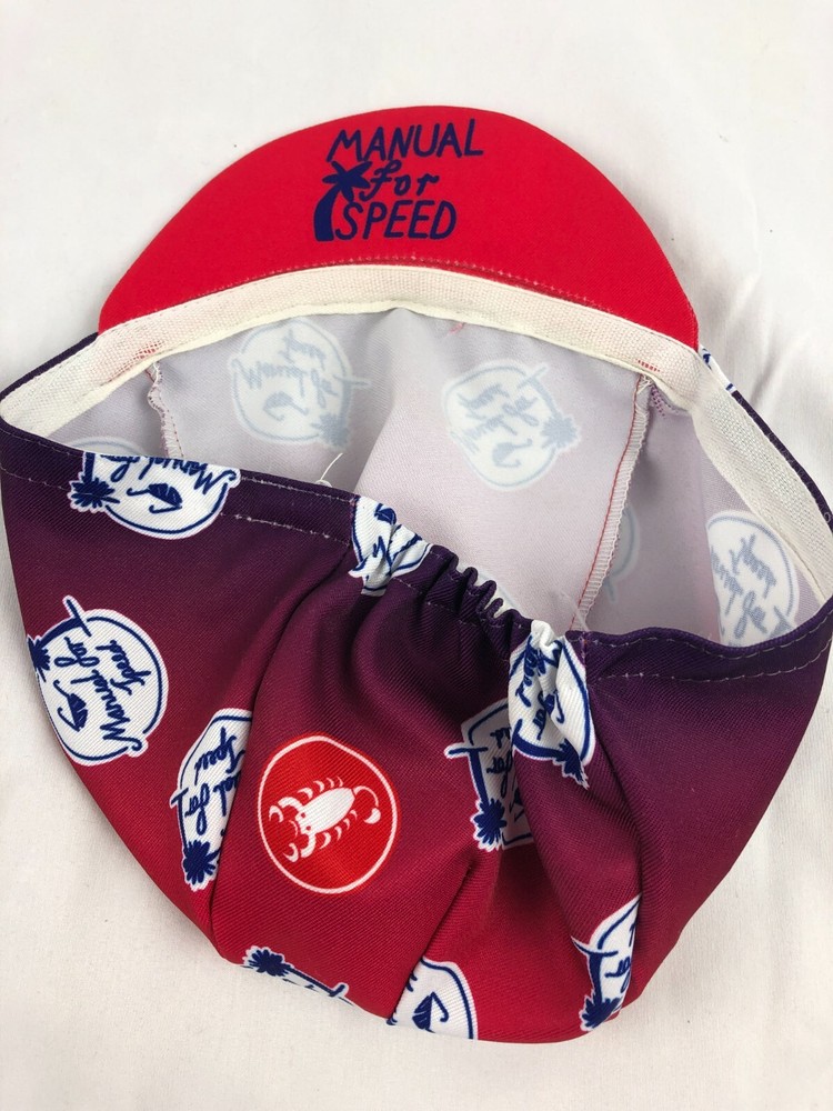 Castelli Manual for Speed Cycling Cap Hat Uni-Size Red