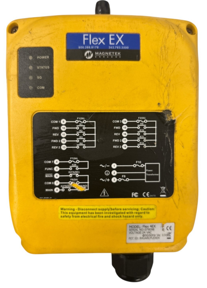 MAGNETEK FLEX EX- FLEX 4EX. OVERHEAD CRANE HOIST RECEIVER.