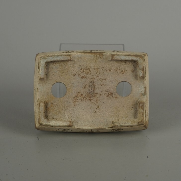 Bonsai Pot Kohou Small Rectangular 10.3cm Glazed Ceramic Japan