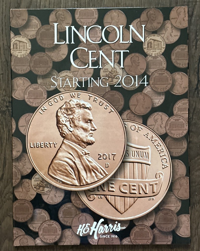 LINCOLN CENT COIN FOLDER (STARTING 2014) WHITMAN #4002