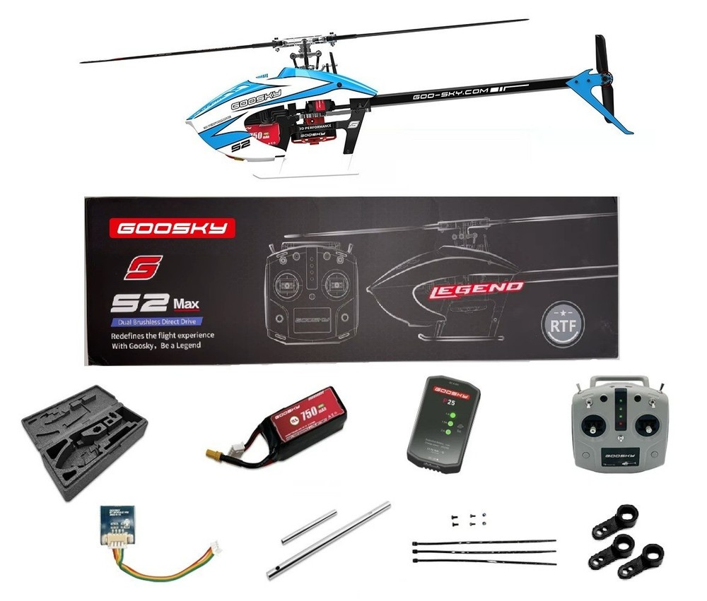 Goosky S2 Max Micro Electric RC Helicopter - Remote Control Helicopter Unassembl
