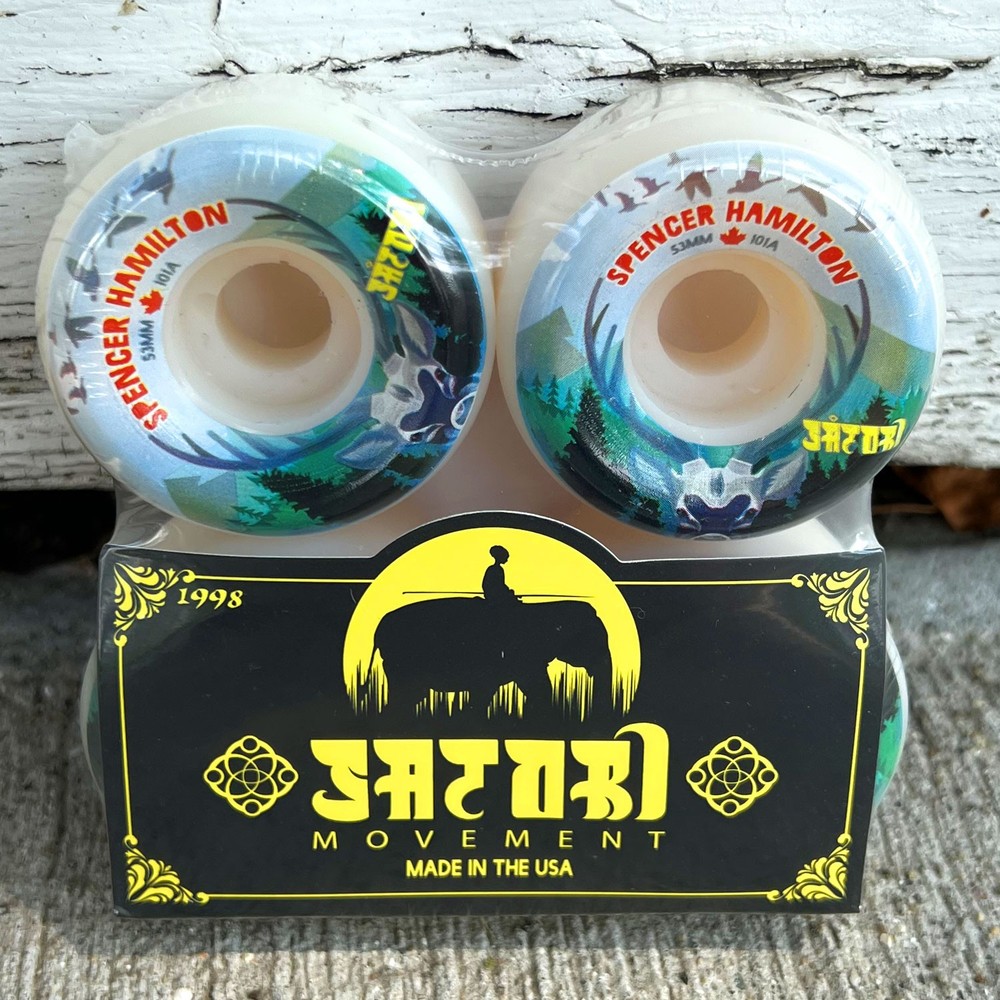 Satori Skateboard Wheels 53mm Spencer Hamilton Canada 101A