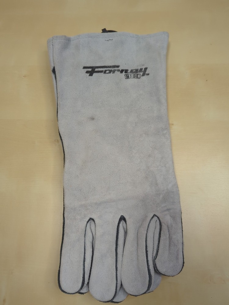 Forney Gray Leather Welding Gloves Large