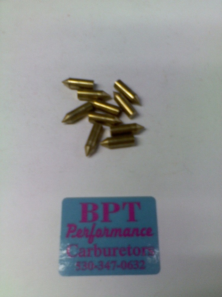 10 HOLLEY BRASS ACCELERATOR PUMP CHECK NEEDLES, AED BG DEMON QFT