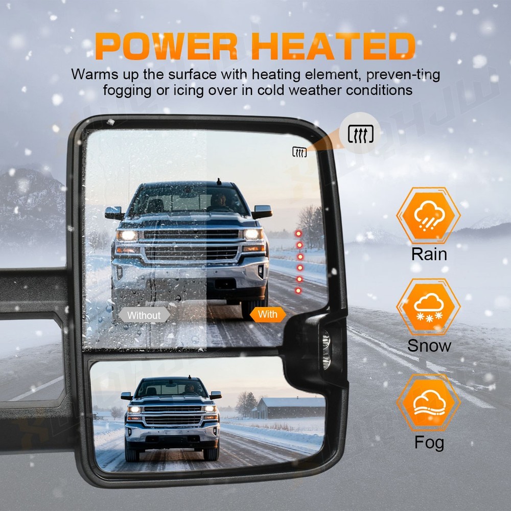 Right Mirror Fits 2015-2017 Chevrolet