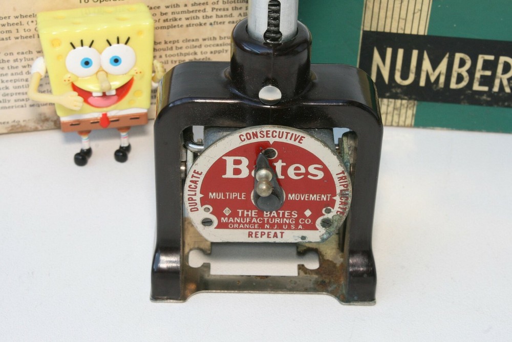 Bates Numbering Machine 4, Needs TLC