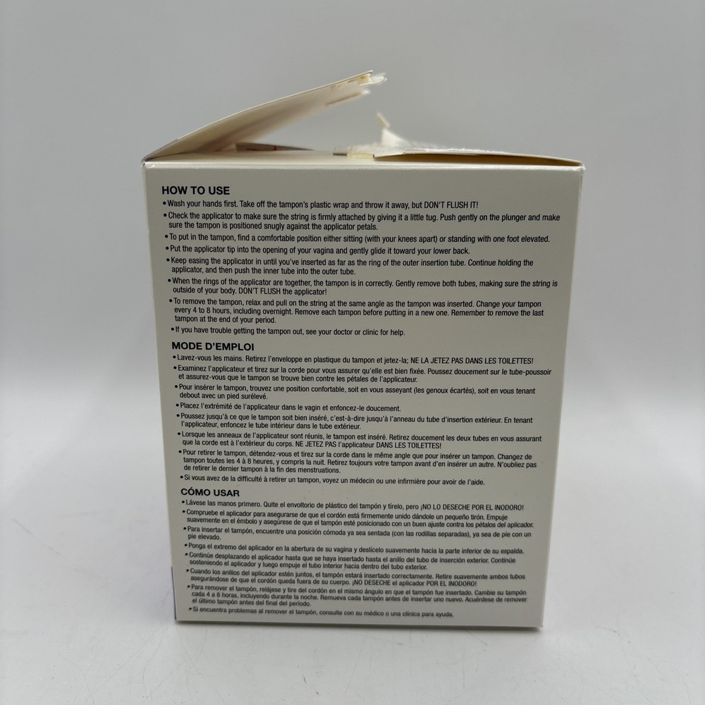 Kotex Security Tampons 18 super 18 Regular Multipack 36ct DMG Box Unscented