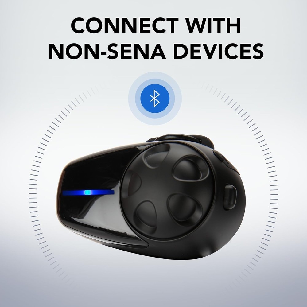 Sena SMH10-11 Motorcycle Bluetooth Headset & Intercom System - SINGLE