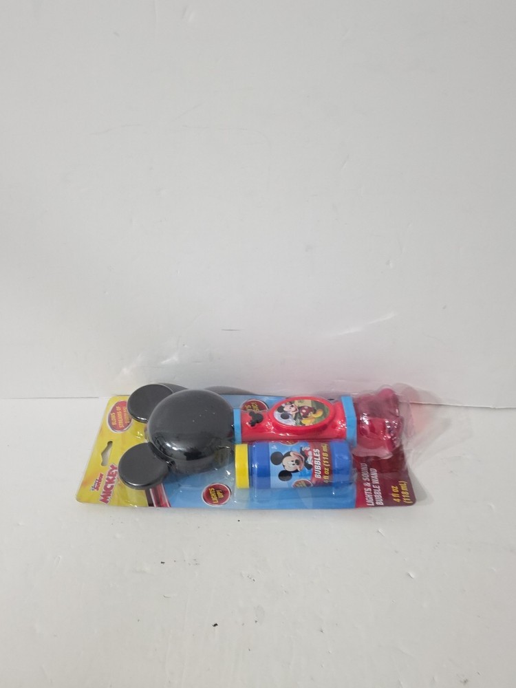 Disney Mickey Mouse Light Sound Musical Bubble Wand Bubble Solution