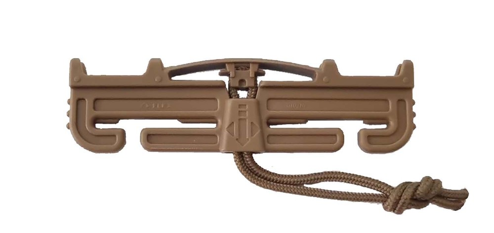 Duraflex Quick Attach Split Bar Quick Release Buckle Tubes - Double Slot Coyote
