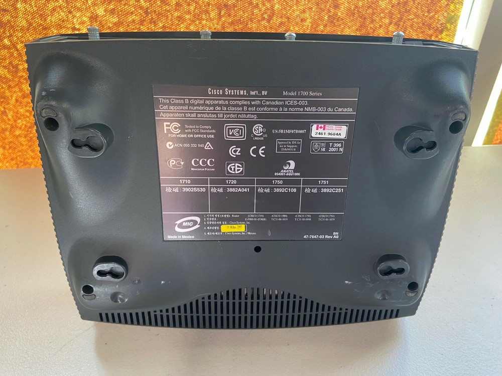 Cisco 1721 Modular Access Router