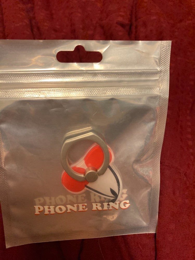 Phone ring. Cherry. White red silver color