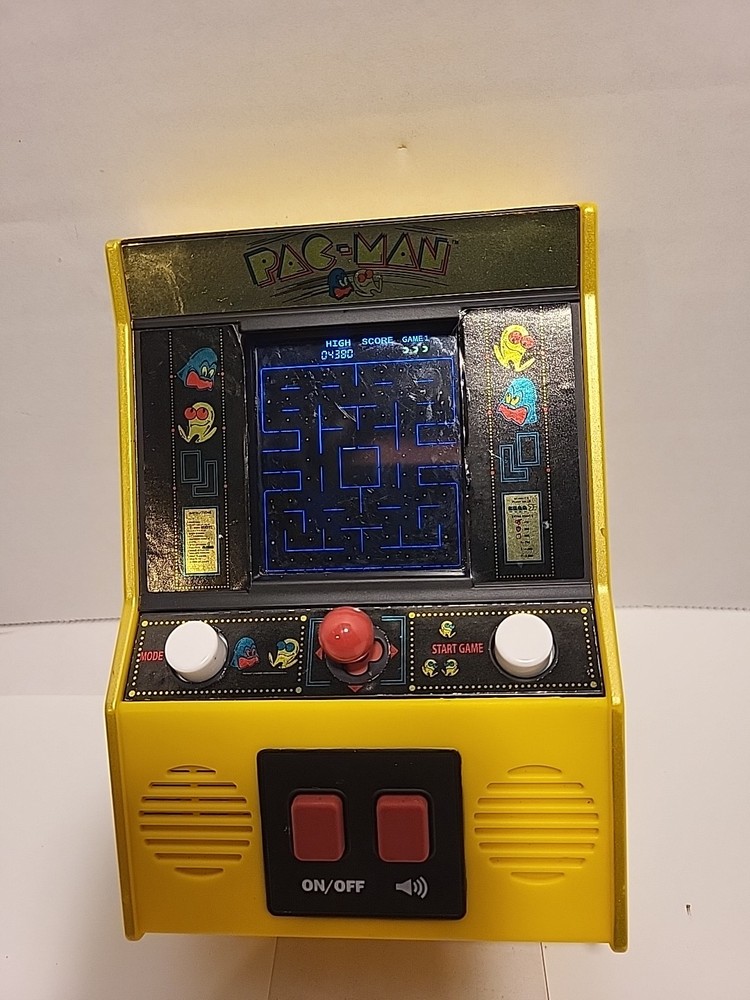 Pac-Man Mini Game Arcade Machine Handheld Classic Retro Tabletop Game