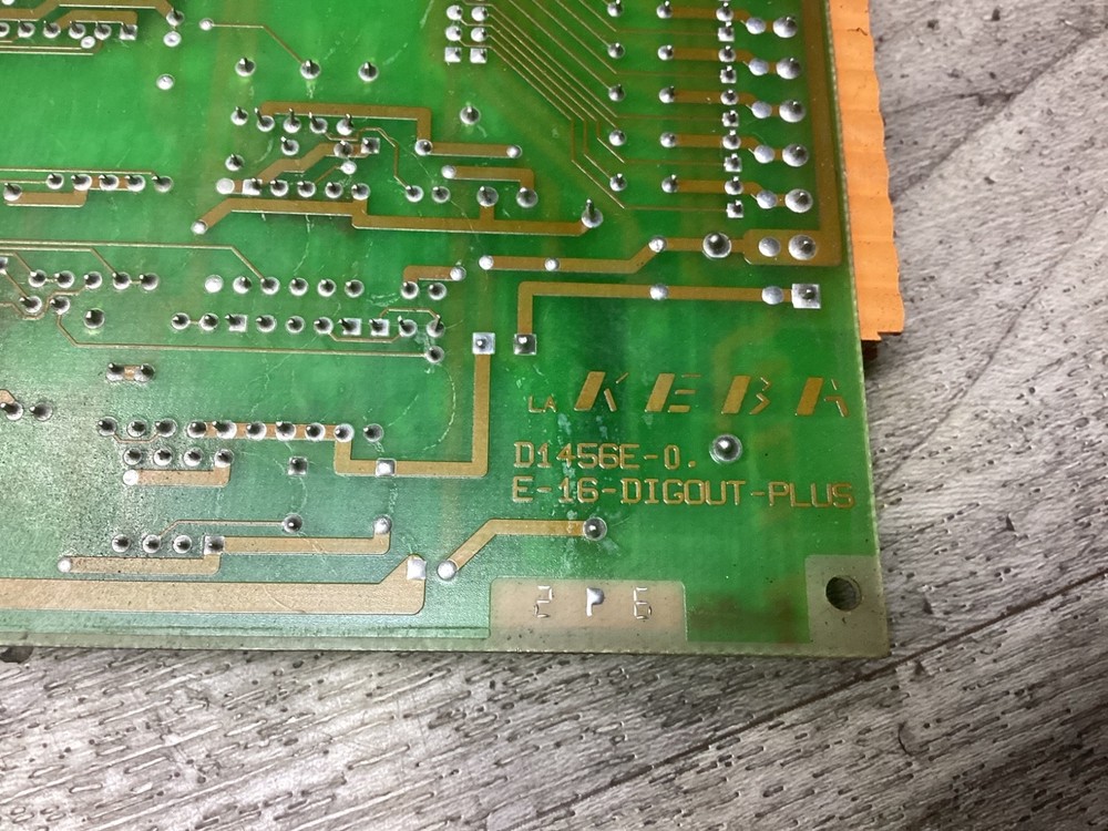 KEBA D1456E-0 E-16-DIGOUT-PLUS CIRCUIT BOARD #100X60
