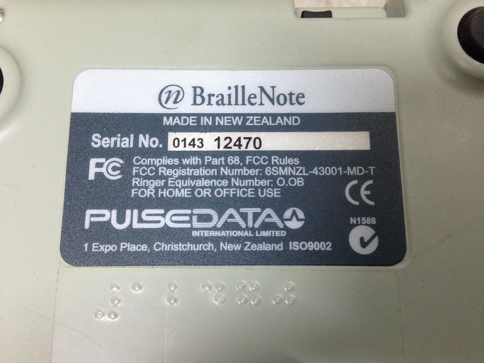 Braillenote PulseData 0143