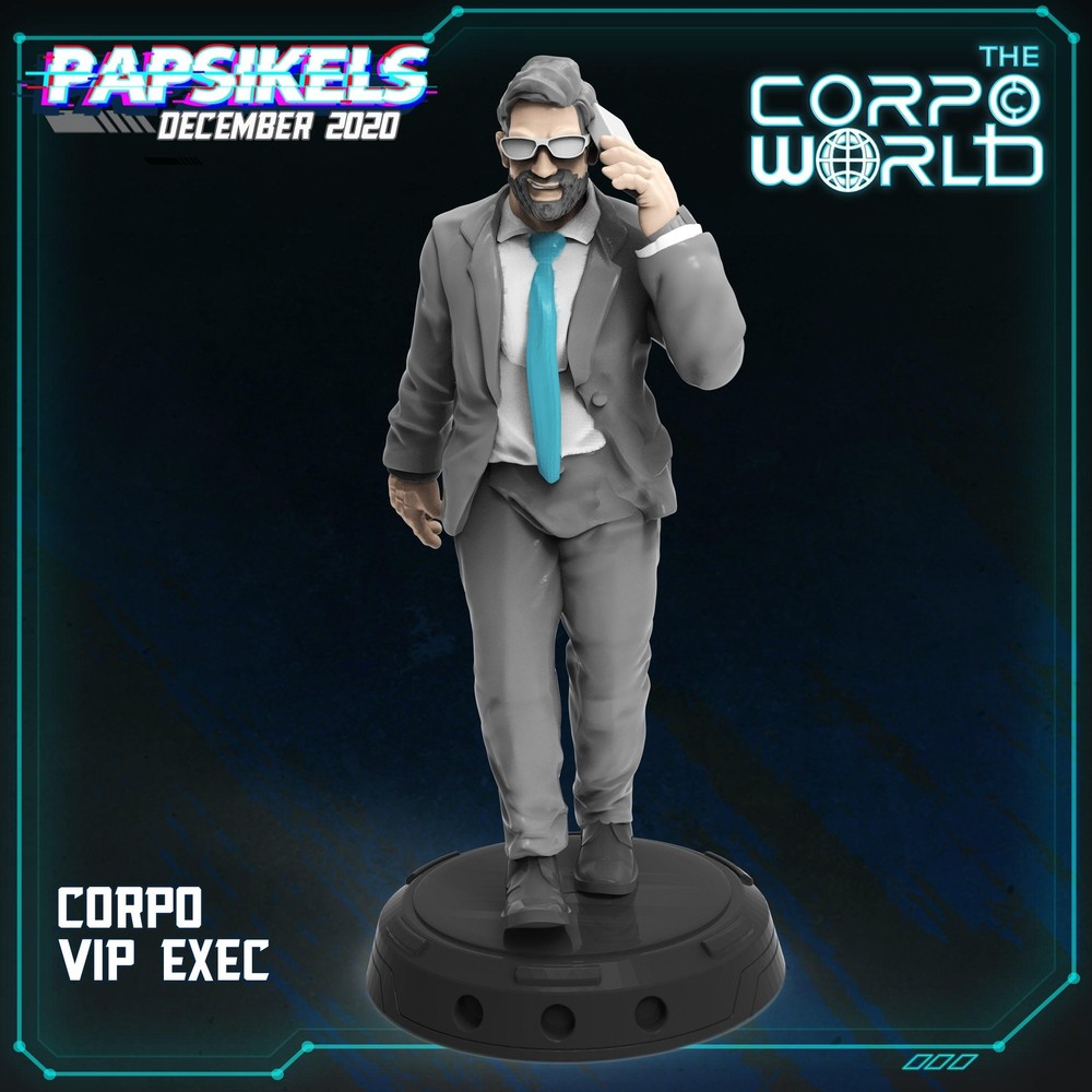 3D Printed Papsikels Corpo Vip Exec 28mm 32mm