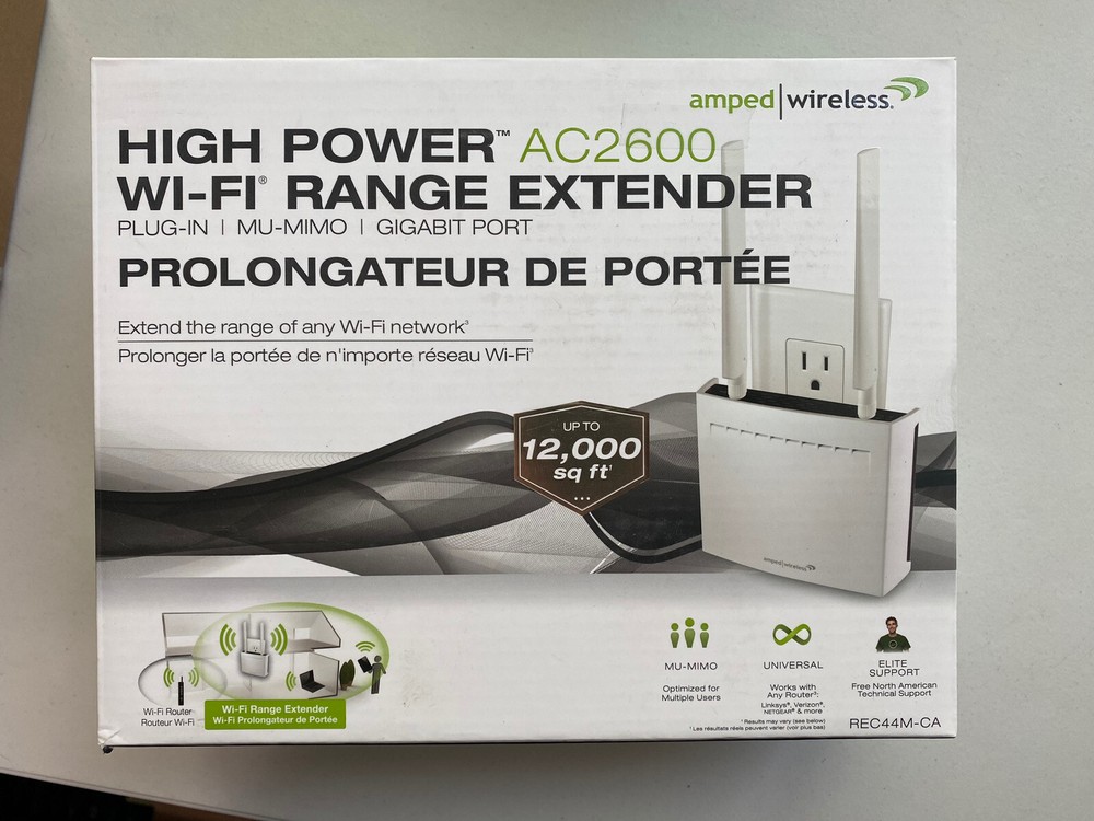 High Power Plug-In AC2600 WiFi Range Extender