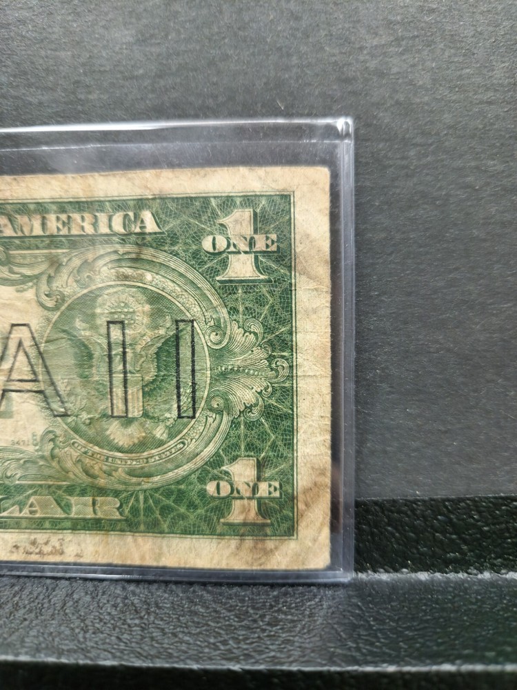 1935 A $1 Silver Certificate Hawaii Note #1114