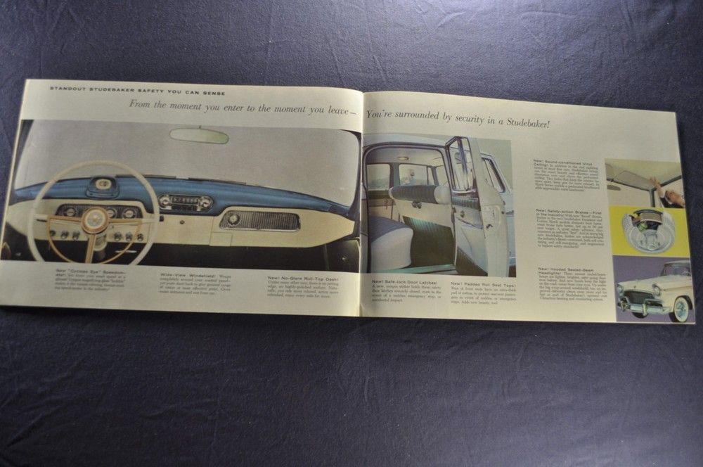 1956 Studebaker Brochure Hawk President Commander Champion Nice Original 56