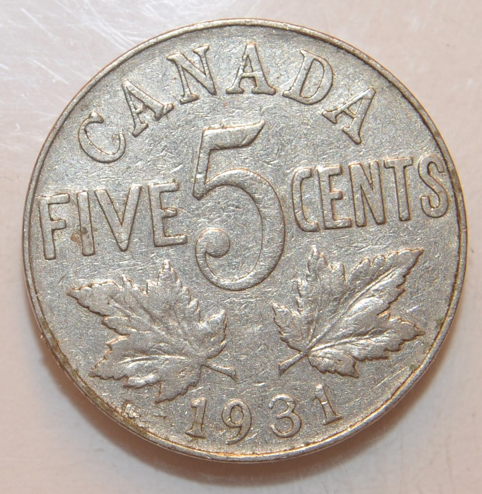 1931 Canada 5 Cents
