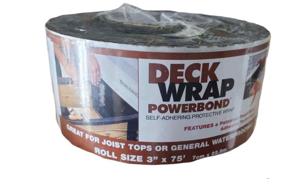 DECKWRAP POWERBOND 3"X75' SELF ADHERING PROTECTIVE WRAP