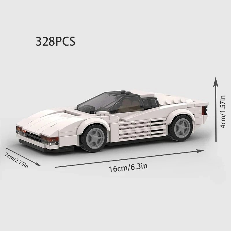 MOC LEGO Car- Ferrari Testarossa