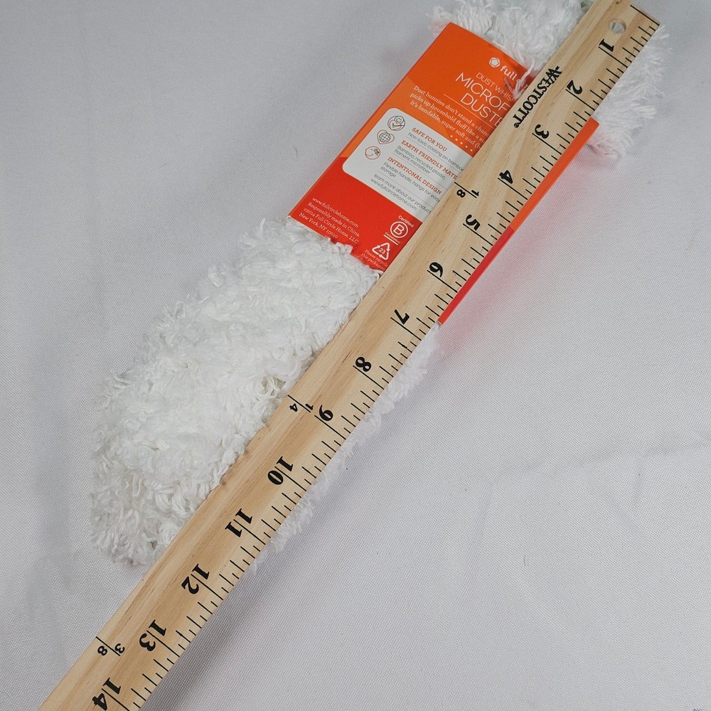 New Full Circle Dust Whisperer Microfiber Duster Bendable Handle Washable Head