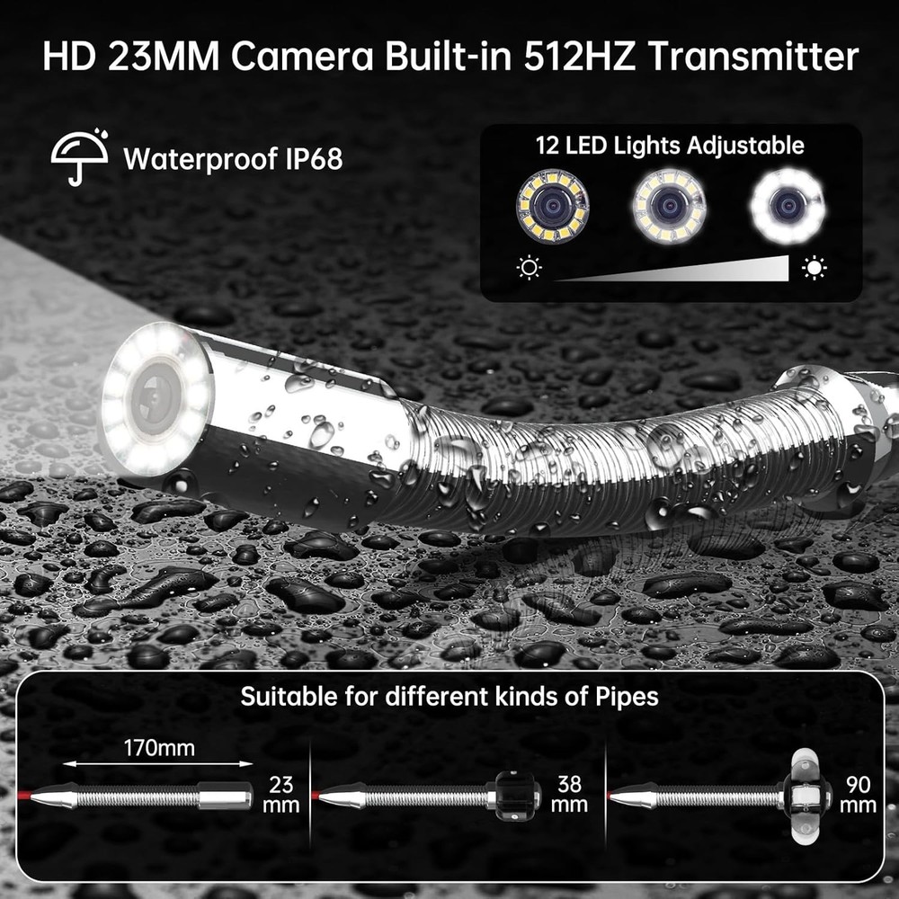 WP9600FTR with 512HZ Transmitter Guide Wheel Protector Cover,Replacement Acce...