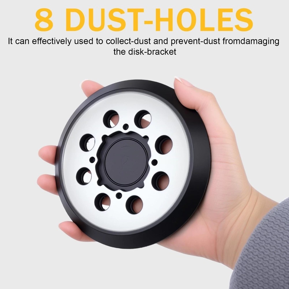 2 Sander Sanding Replacement Pad 5" 8 Holes Hook Loop Fits Dewalt & Porter Cable