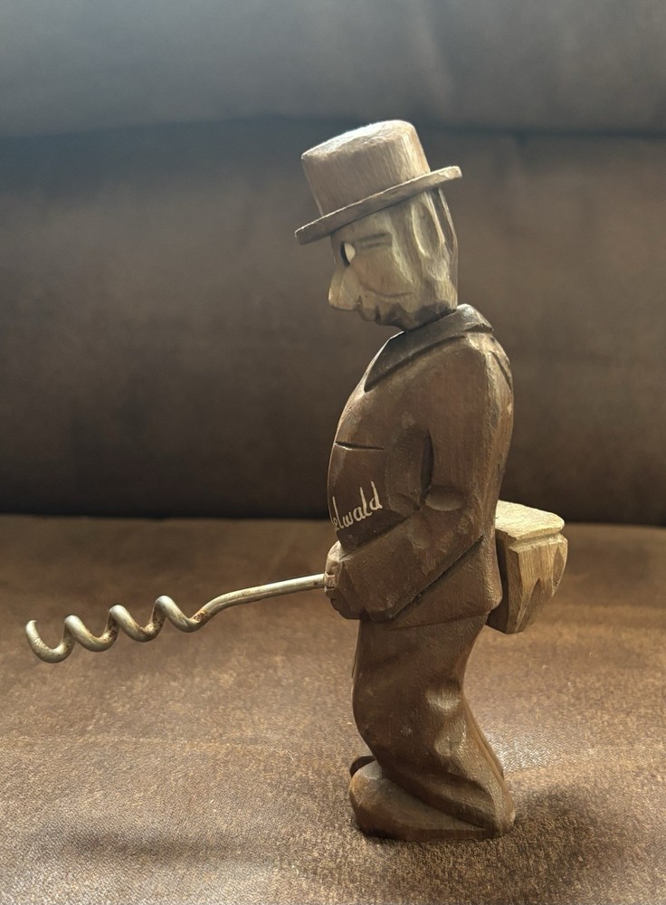 Vintage Naughty Old Man Handmade Corkscrew