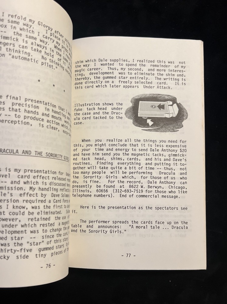 Vintage Eugene Burger Intimate Power Magic Book 1983