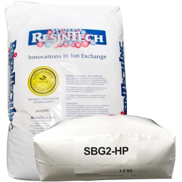 ResinTech SBG2-HP High Purity Resin (Half Cubic Foot)