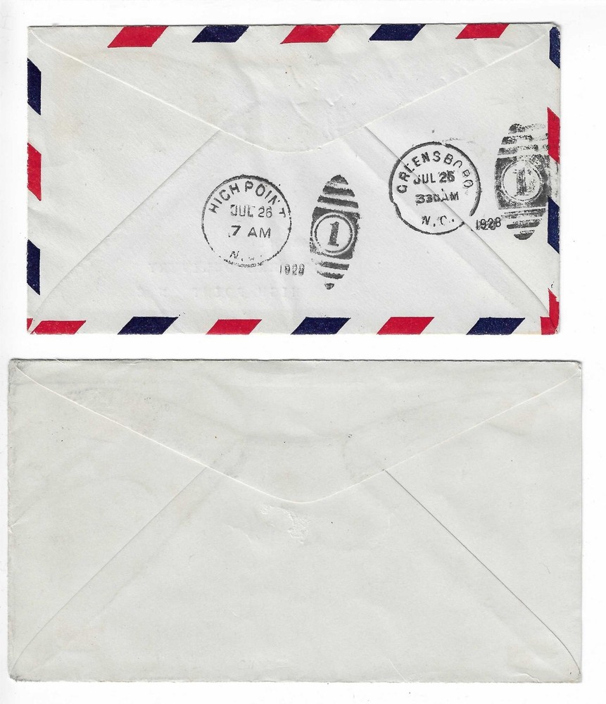 FDC's # C11 -- 1928 Airmail -- pair and block