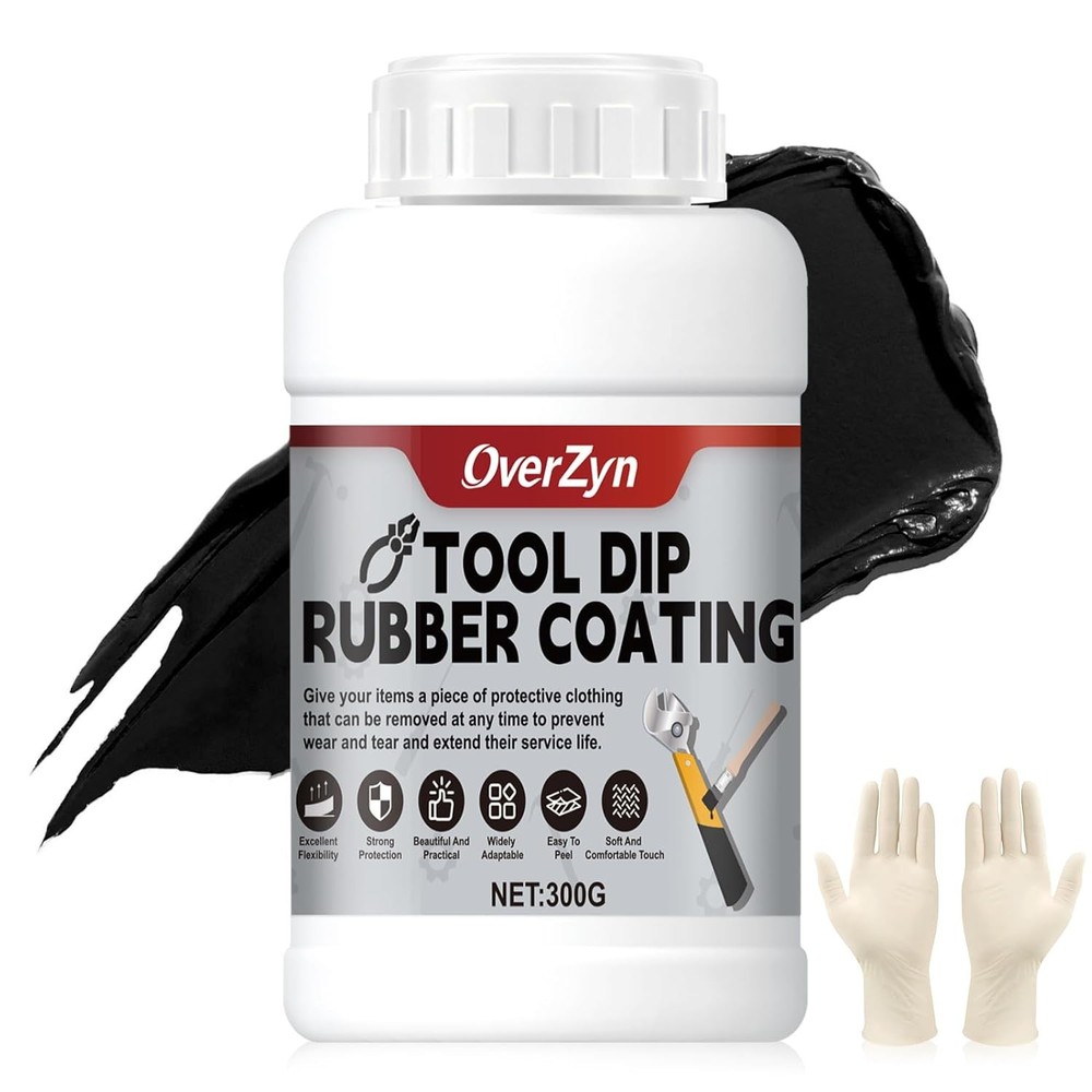 10.5oz Rubber Dip for Tools, Tool Dip Rubber Coating, Tool Handle Dip Coating We