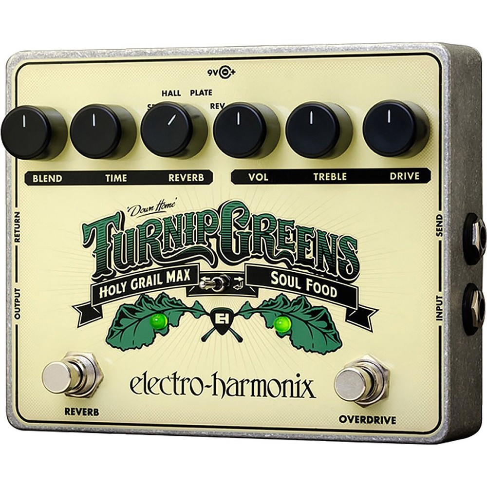 Electro-Harmonix TURNIP GREENS Multi-Effects Pedal with Power Supply
