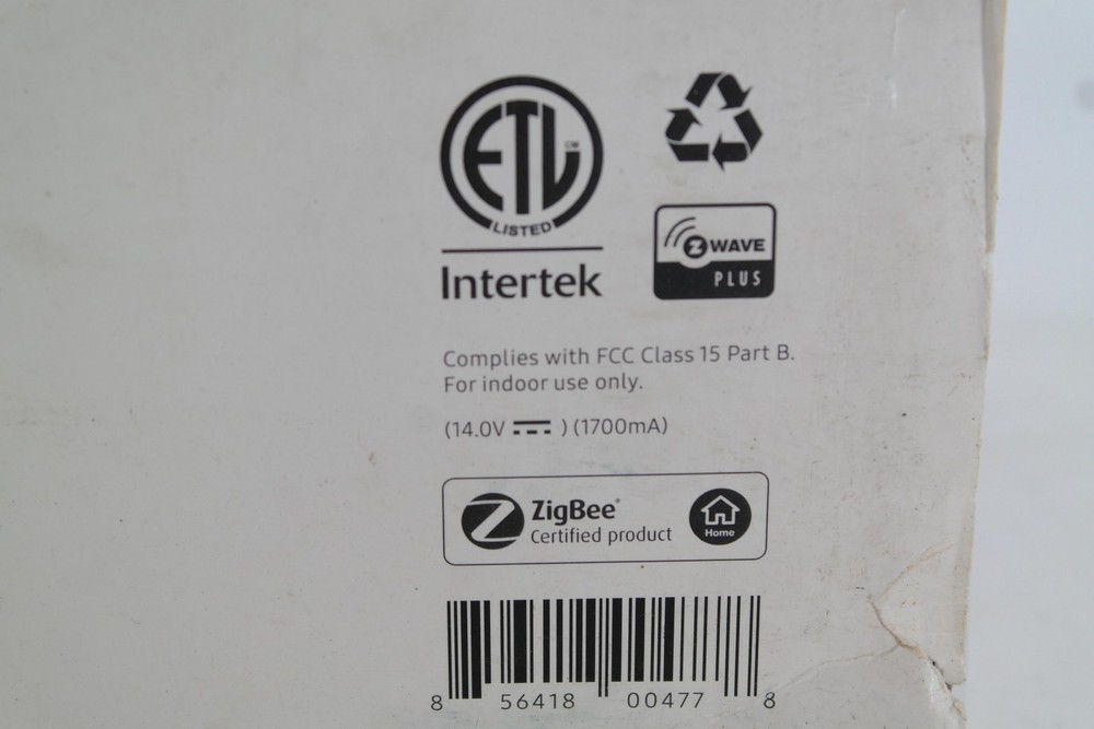 Samsung ADT Home Security Starter Kit SmartThings Hub ZigBee Z-Wave White