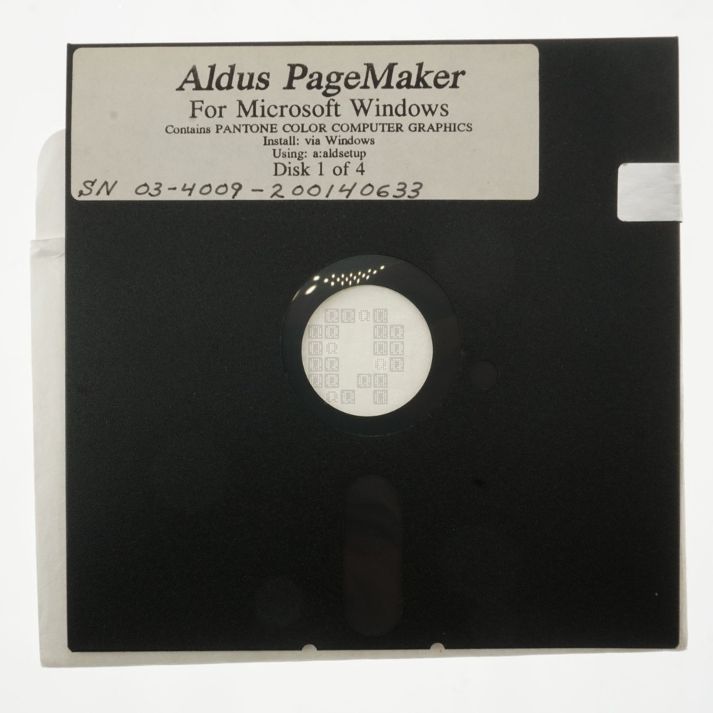 Aldus PageMaker for Microsoft Windows, 5-1/4" Floppy Disks