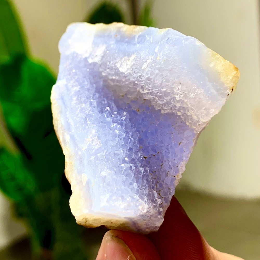 75GNatural Blue striped agate Crystal Chunks piece form Mineral Specimens