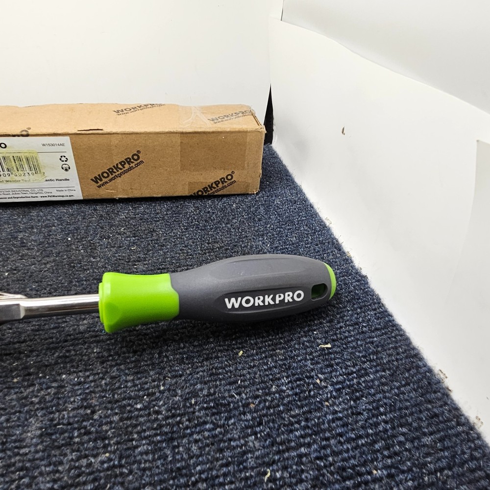 Workpro W153014AE: 12-inch Manual Hand Weeder Tool With Plastic Handle