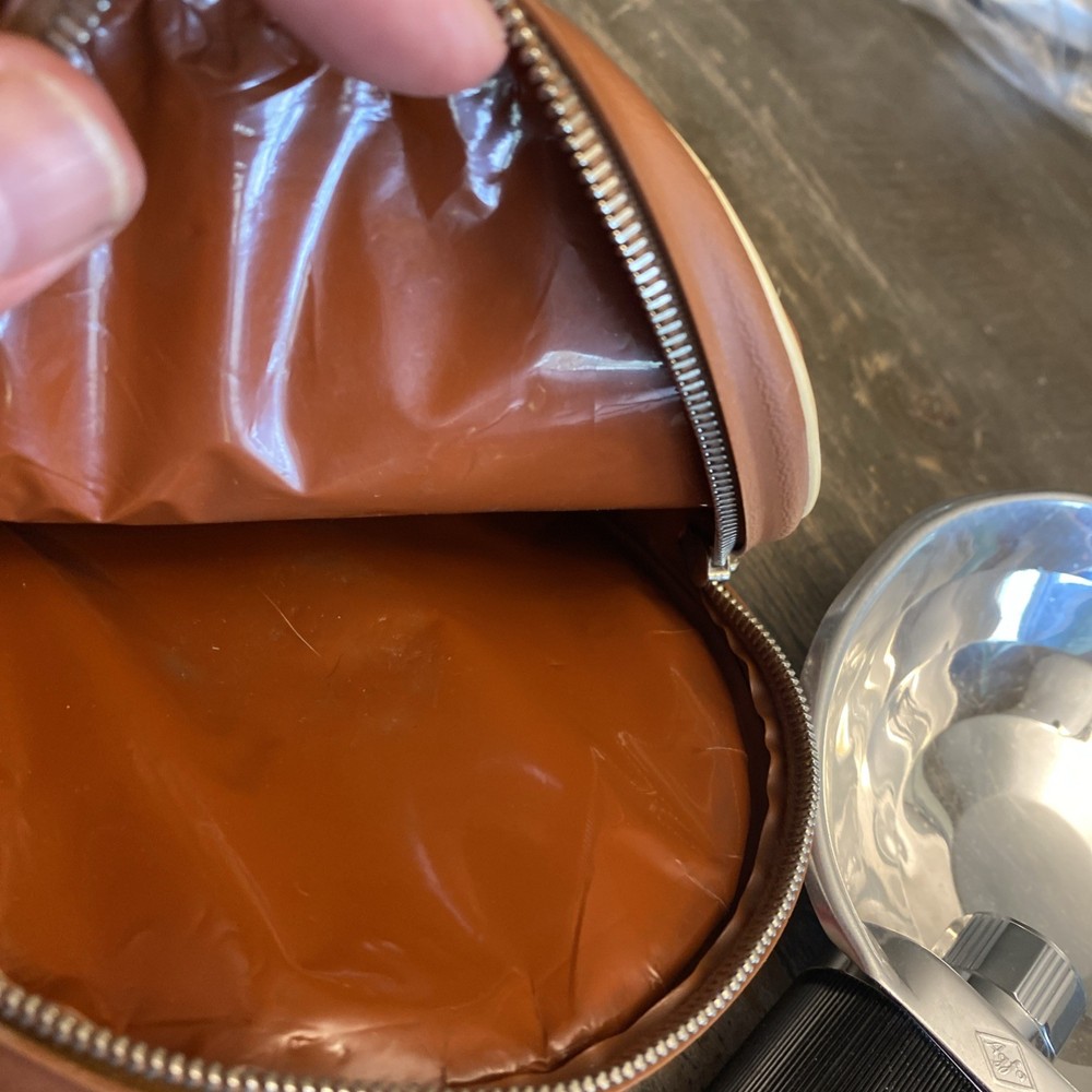 Agfa Vintage Flash - Reflector And Flash Unit Only With Case Untested See Pics