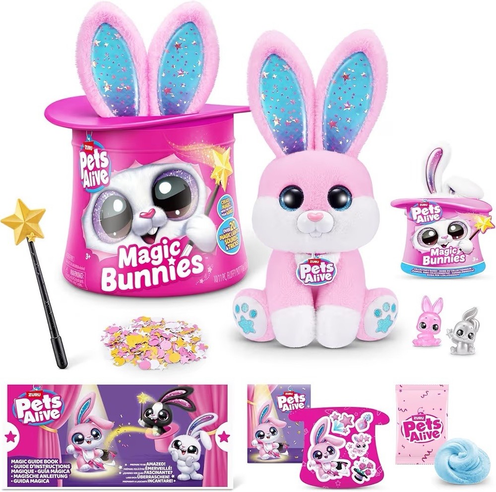 Pets Alive Magic Bunnies (Candy) by ZURU Electronic Interactive Plush